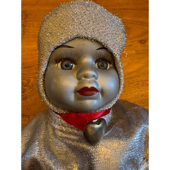 Camille Collection Tin Man Doll. Porcelain 12" tall - Picture 3 of 8